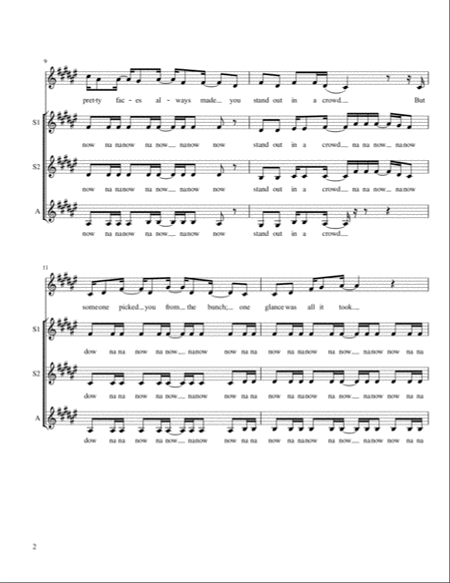 I Want You Back SSA scores gallery preview page 2