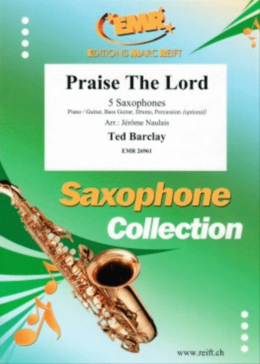Praise The Lord Saxophone Quintet scores gallery preview page 1