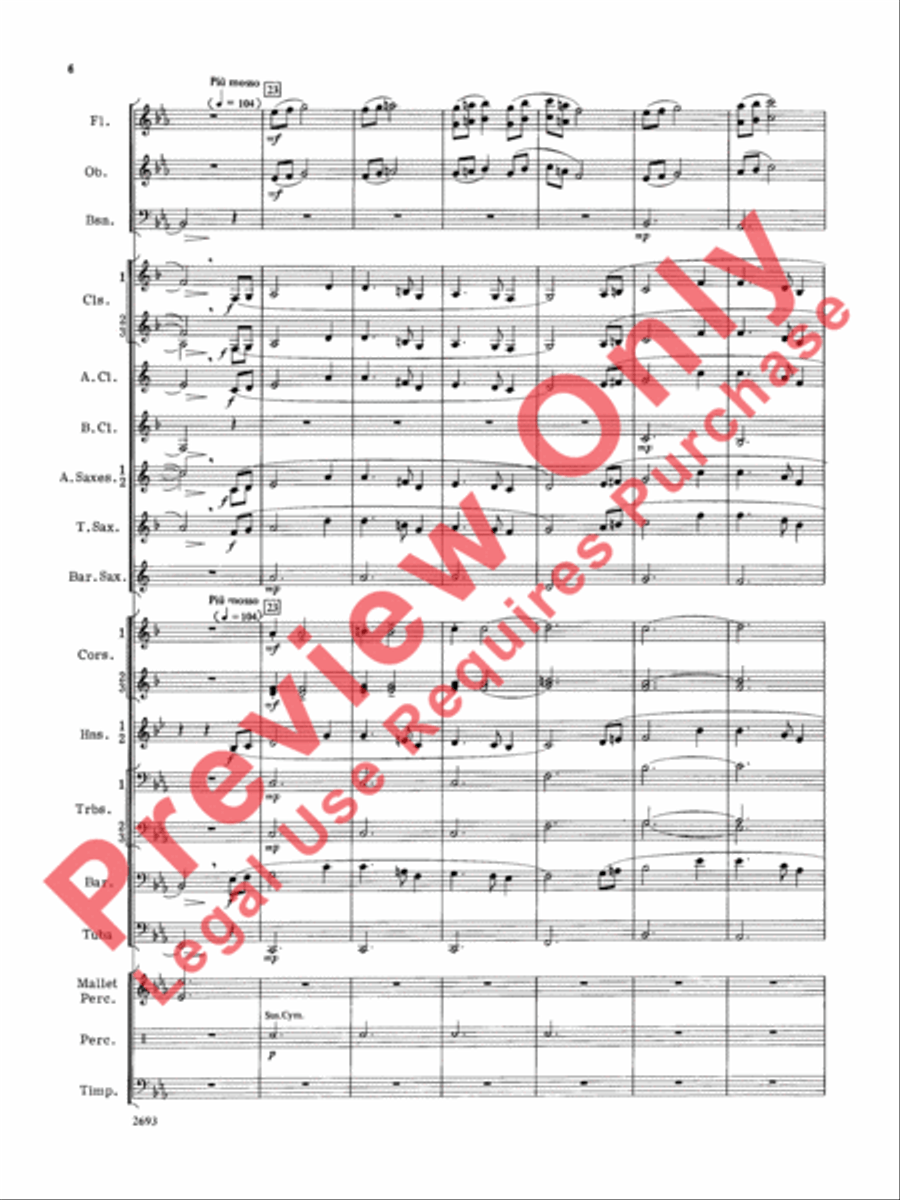 An Irish Interlude Concert Band scores gallery preview page 7