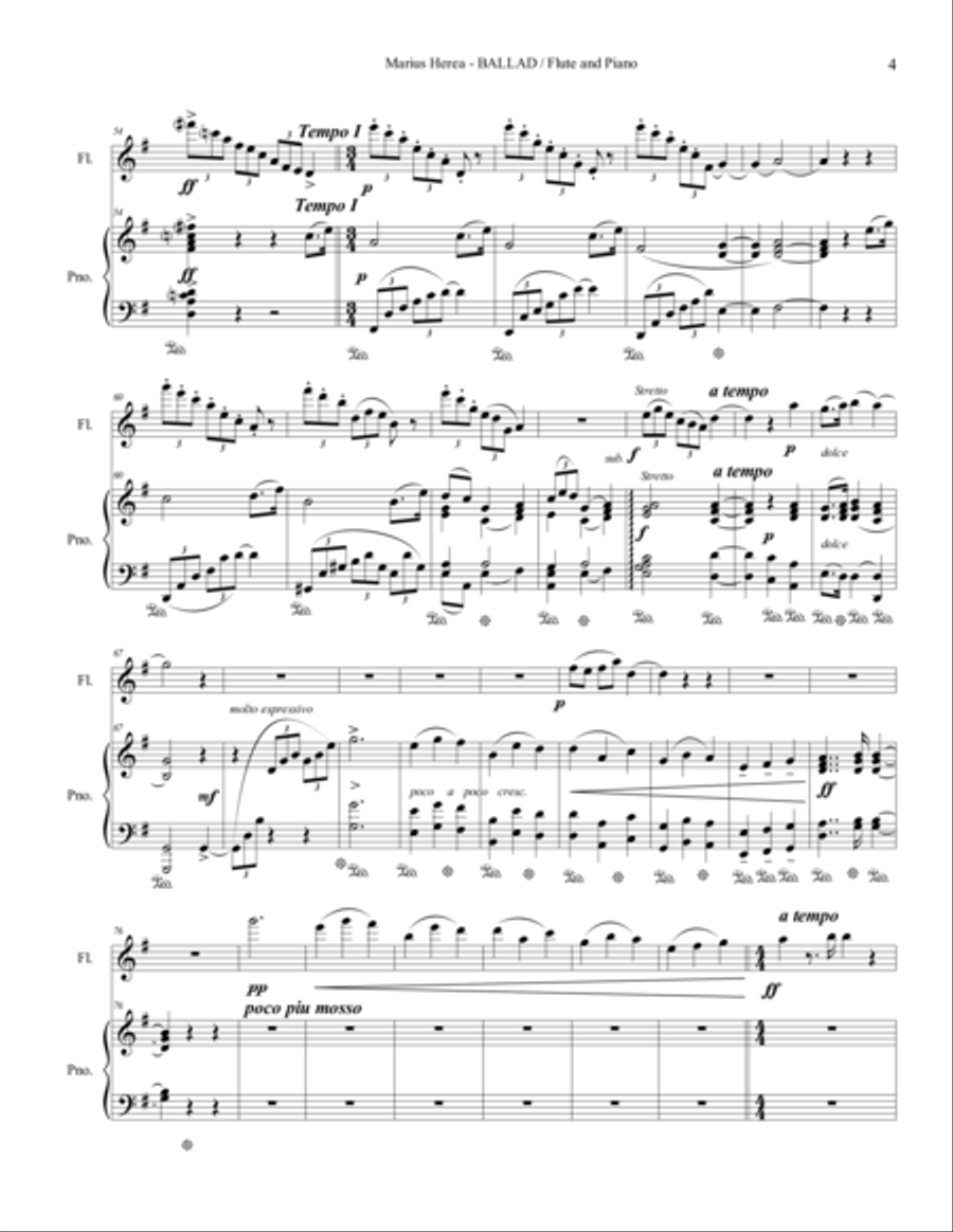 Ballad Flute Solo scores gallery preview page 4