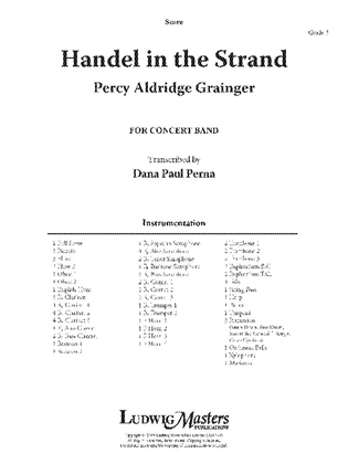 Book cover for Handel In The Strand for Band