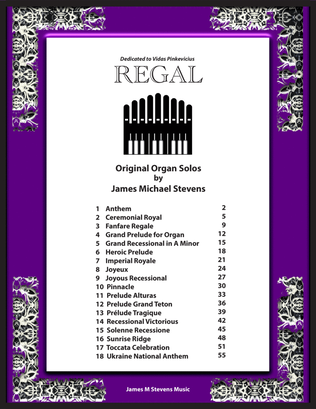 Book cover for Regal - Organ Book