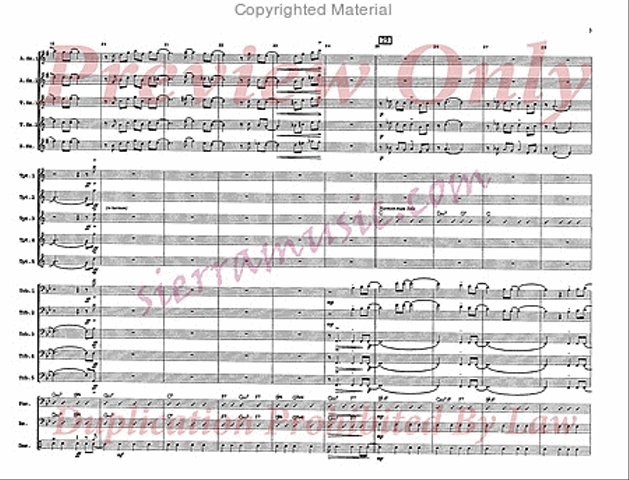 On The Street Where You Live Jazz Ensemble scores gallery preview page 4
