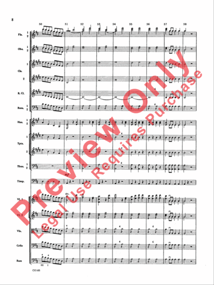The Marriage of Figaro -- Overture Full Orchestra scores gallery preview page 11