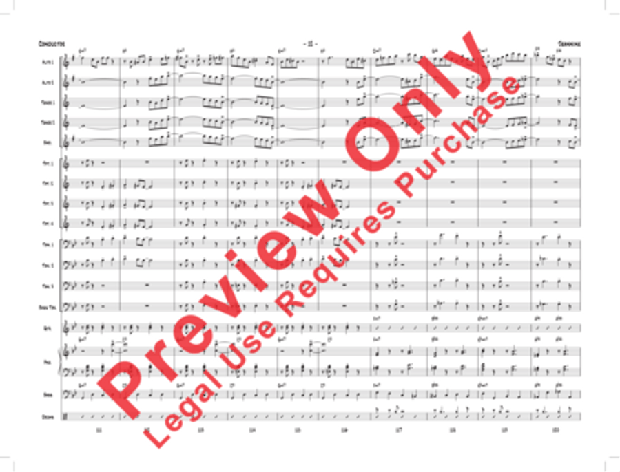 Jeannine Jeannine Jazz Ensemble scores gallery preview page 15
