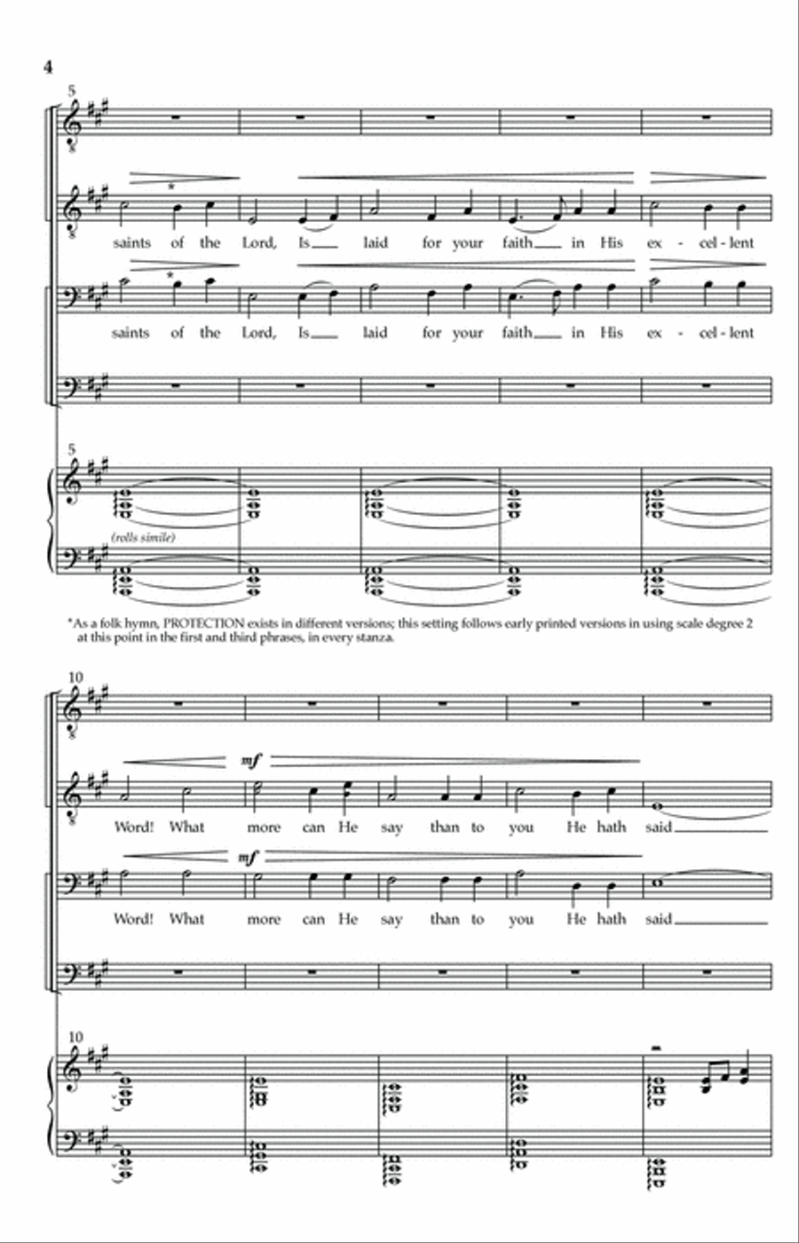 How Firm A Foundation TTBB scores gallery preview page 2