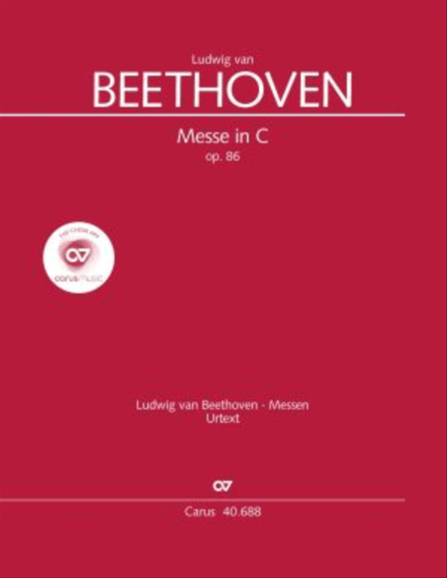 Mass in C Major 4-Part scores gallery preview page 1