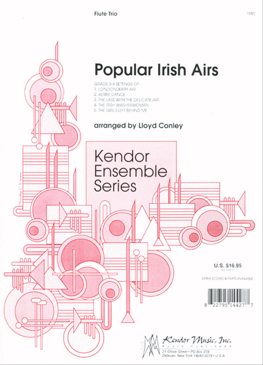 Popular Irish Airs Flute Trio scores gallery preview page 1