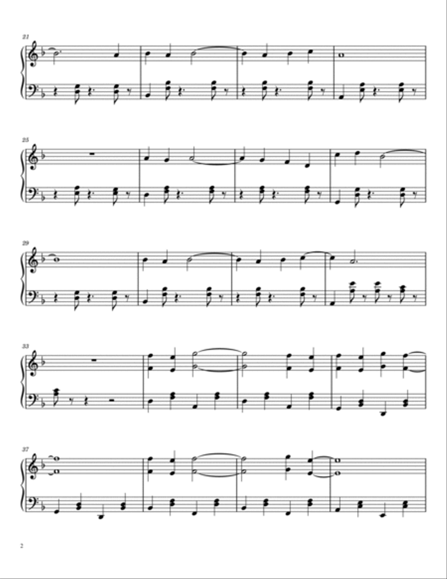 Fairytale Piano Solo scores gallery preview page 2