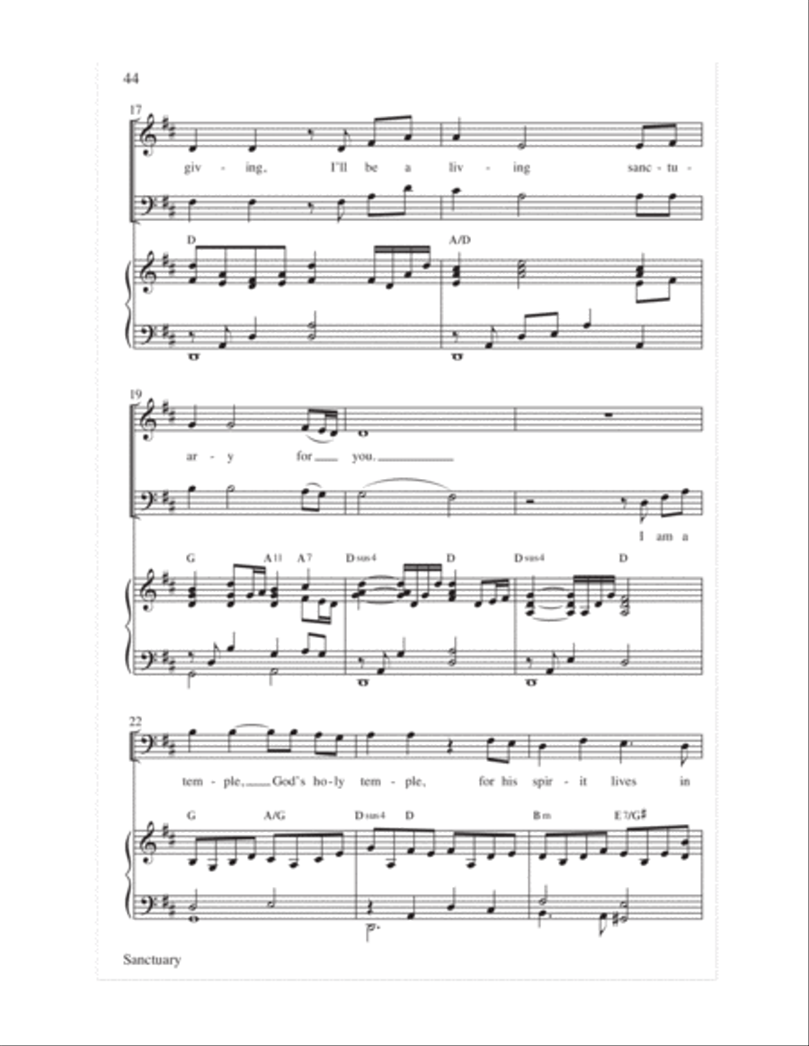 Easy Anthems, Vol. 3 Easy Anthems, Vol. 3 3-Part scores gallery preview page 47