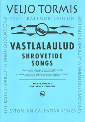 Book cover for Vastlalaulud / Shrovetide Songs