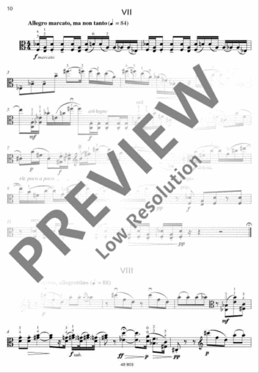 Serenade Viola Solo scores gallery preview page 11