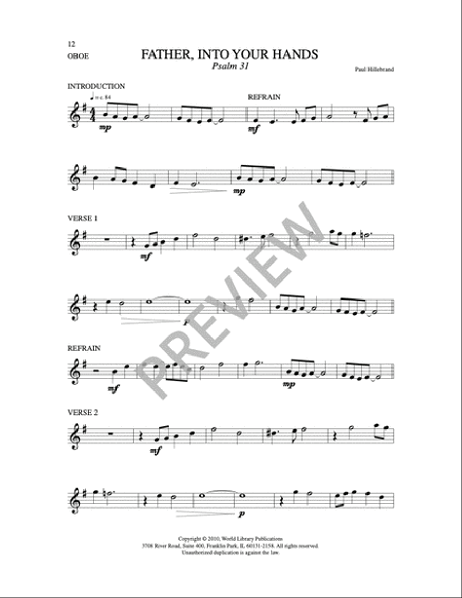 Father into Your Hands Father into Your Hands 4-Part scores gallery preview page 5
