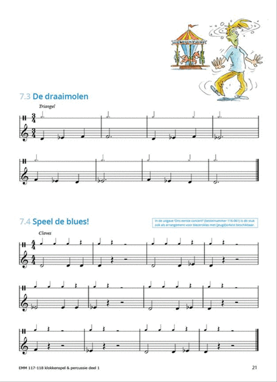 Samen Leren Samenspelen Vlaams Deel 1 Percussion scores gallery preview page 7