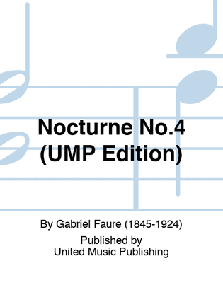 Book cover for Nocturne No.4