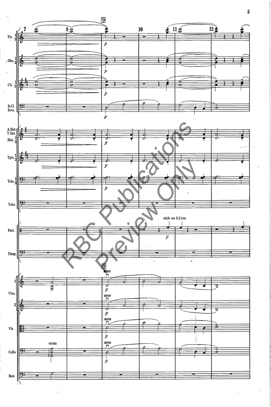 Peasant Suite Full Orchestra scores gallery preview page 4