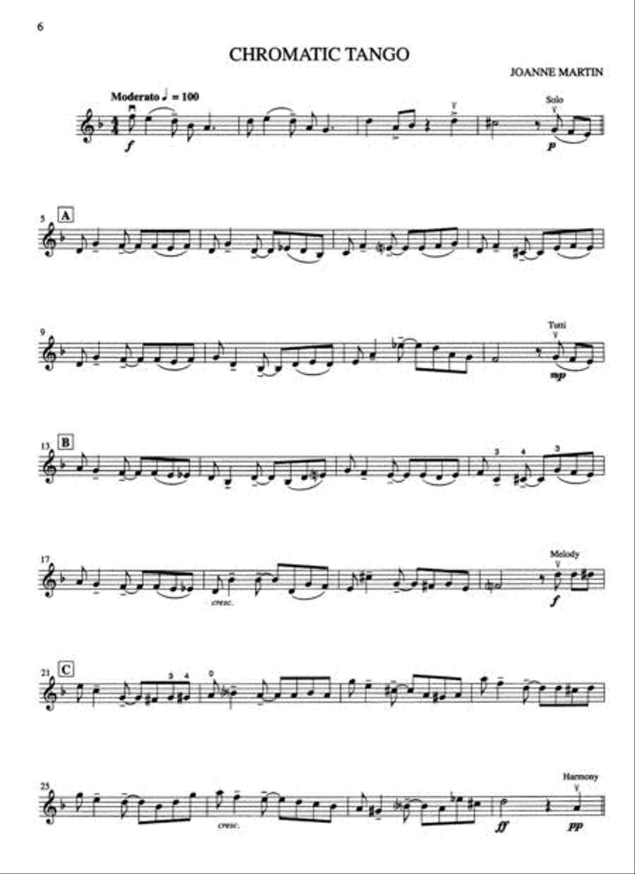 Playing with Style - Violin 2 String Quartet scores gallery preview page 2