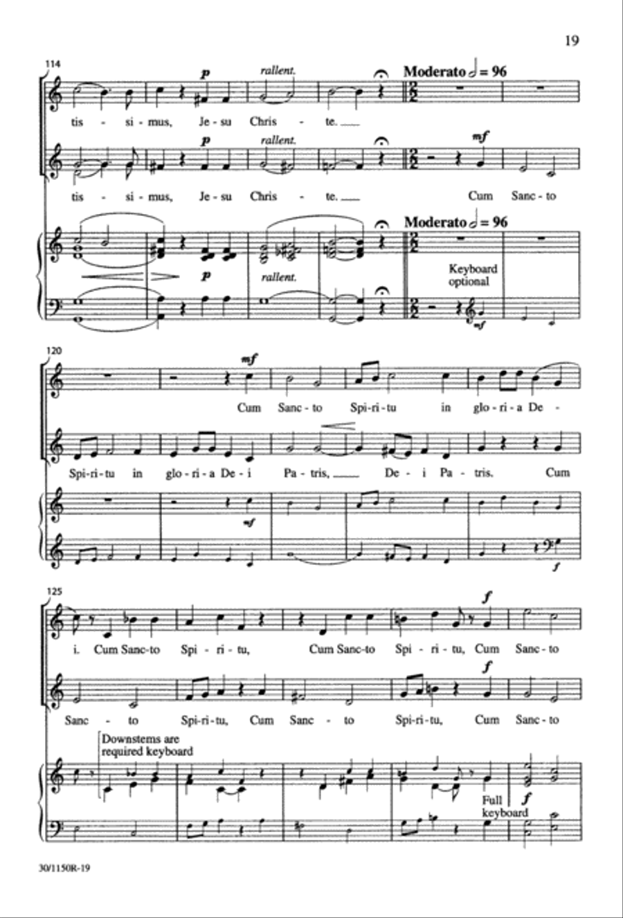 Messe Brève Messe Brève 2-Part scores gallery preview page 20