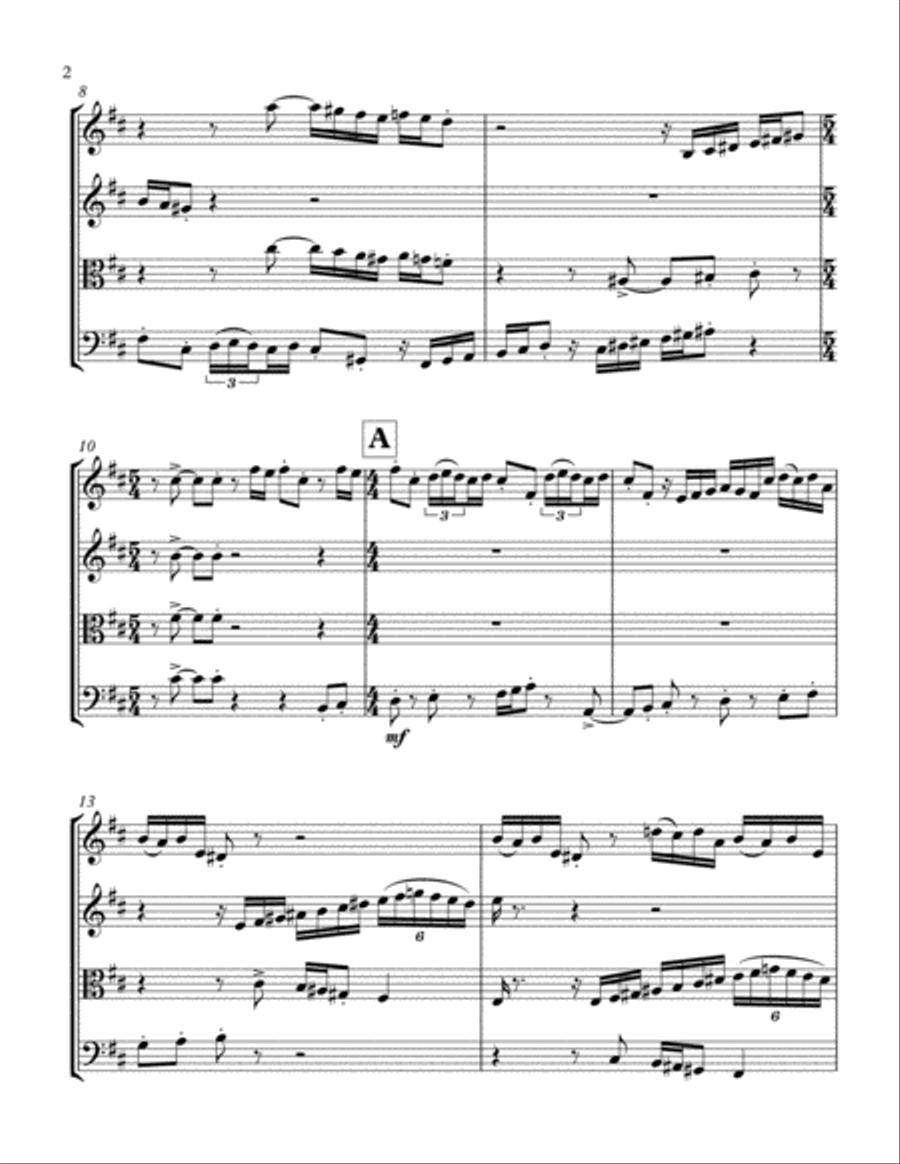 May May String Quartet scores gallery preview page 3