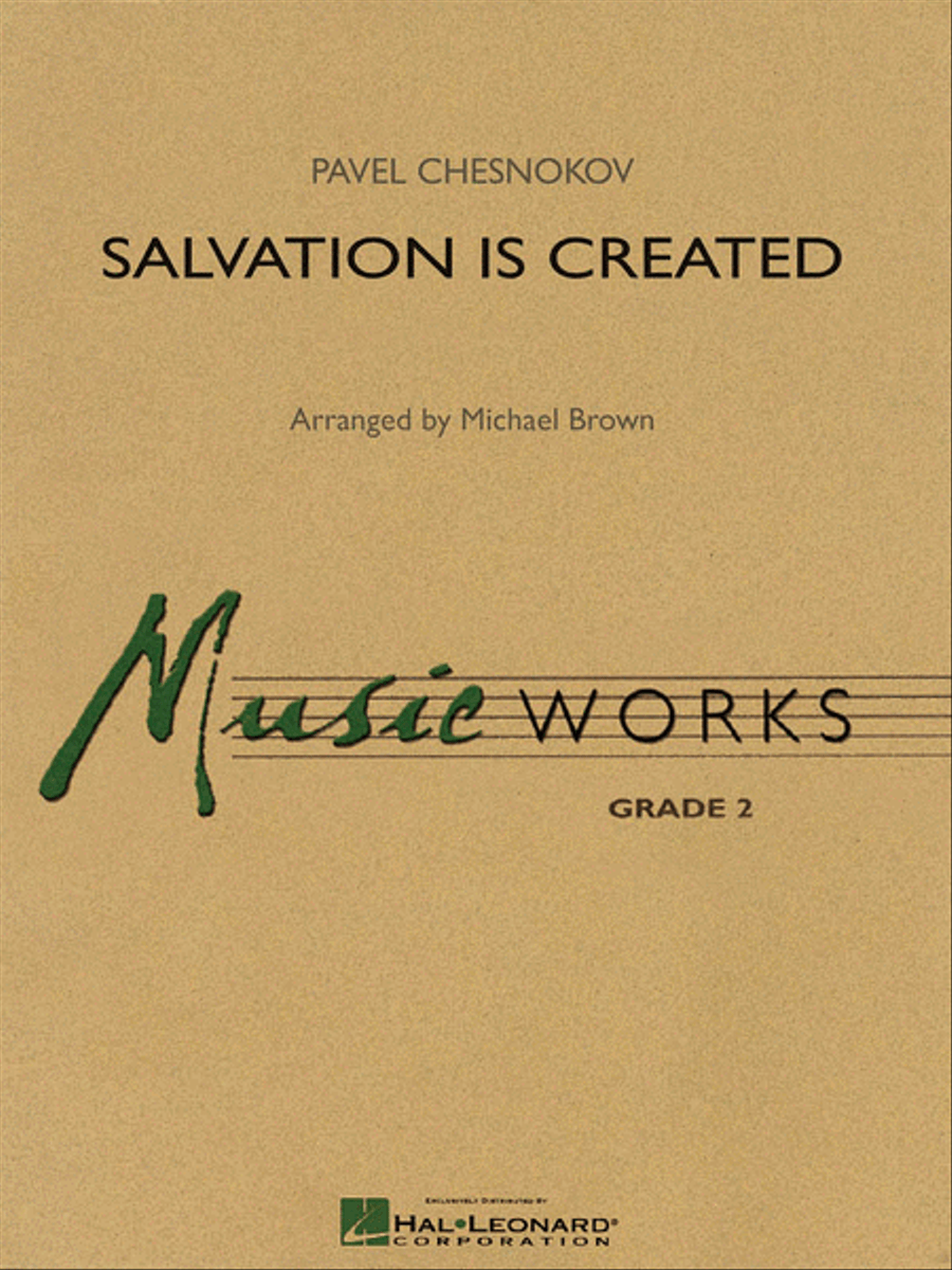 Salvation Is Created Concert Band scores gallery preview page 1