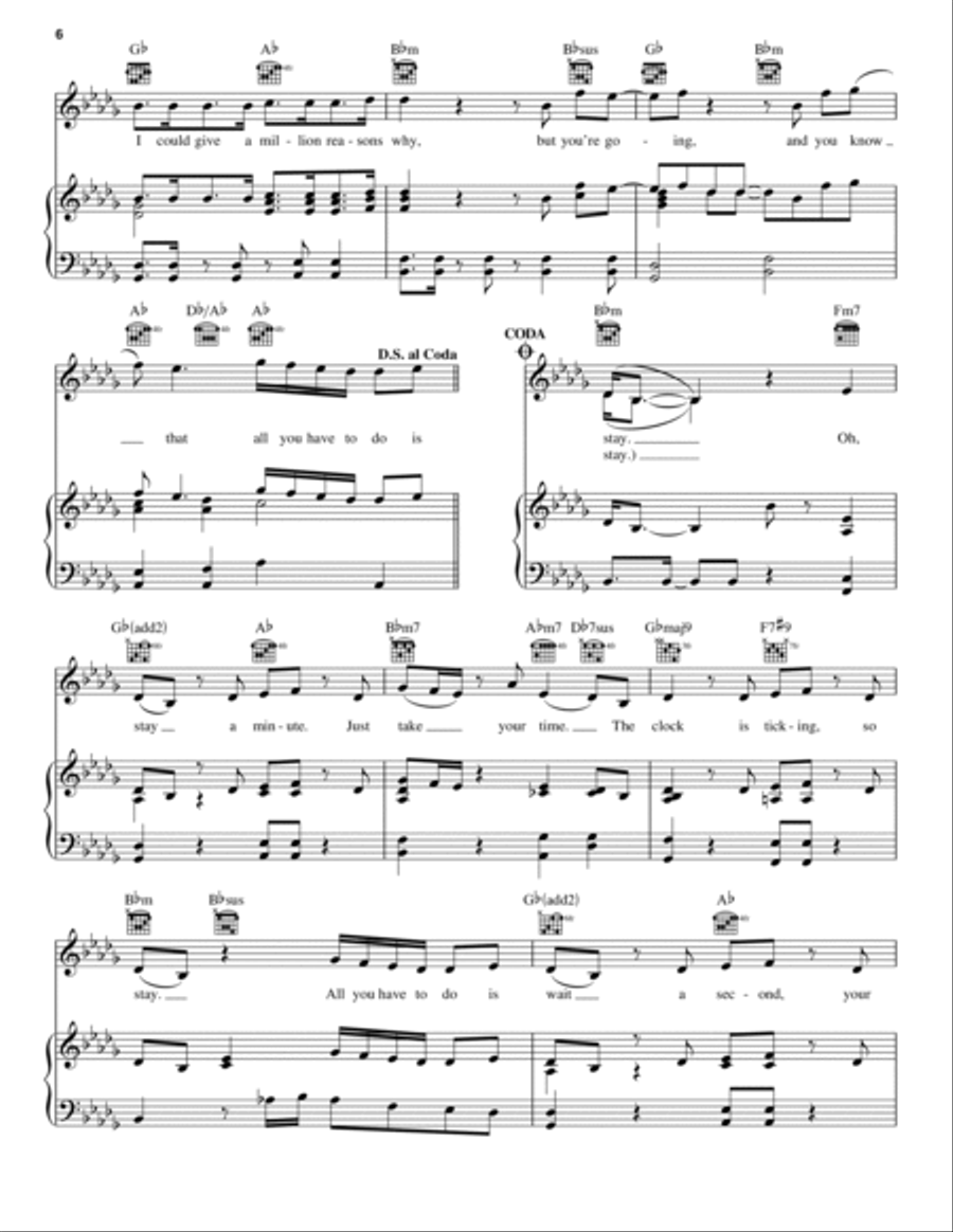 Stay A Cappella scores gallery preview page 6