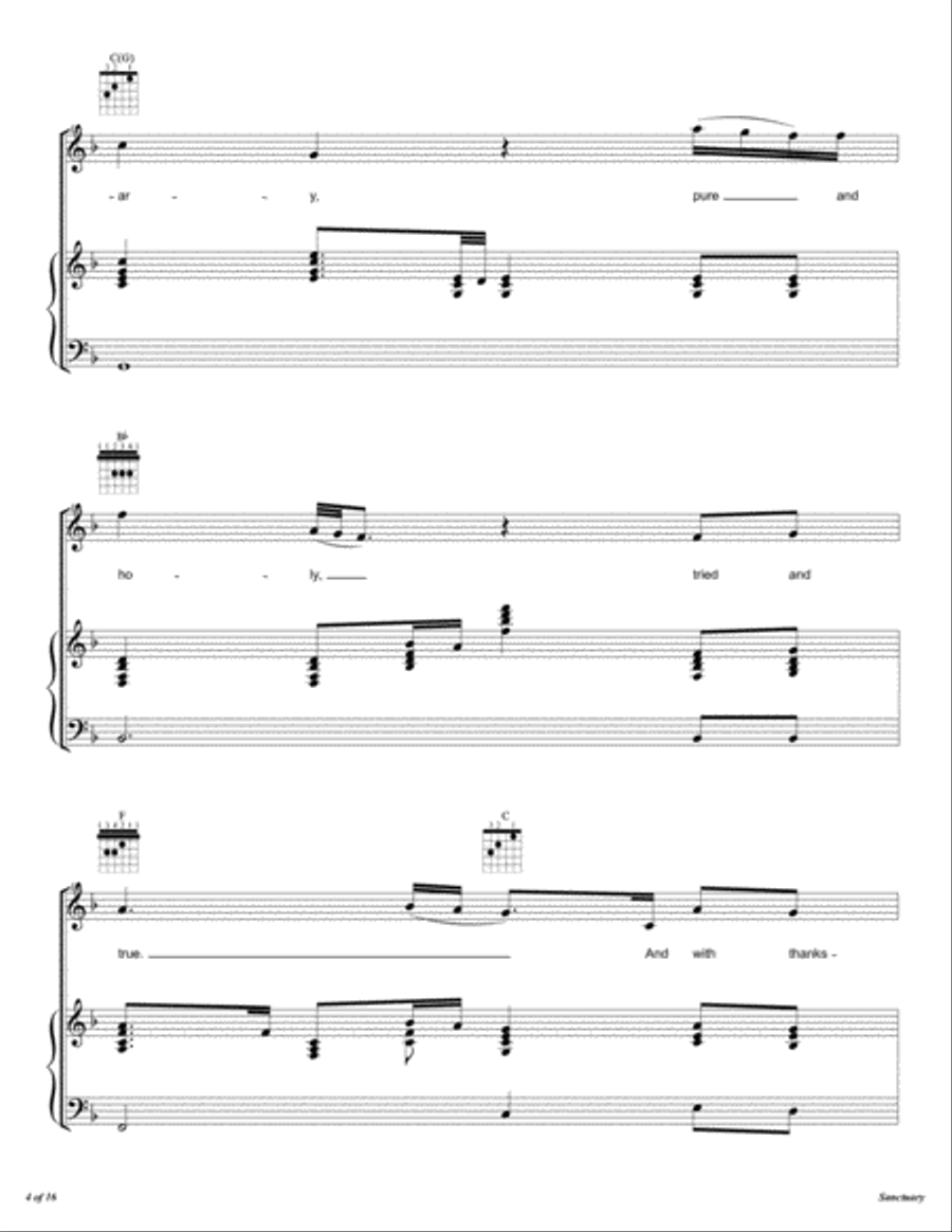 Sanctuary Sanctuary Voice scores gallery preview page 5