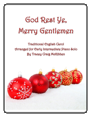 Book cover for God Rest Ye, Merry Gentlemen (Piano Solo)
