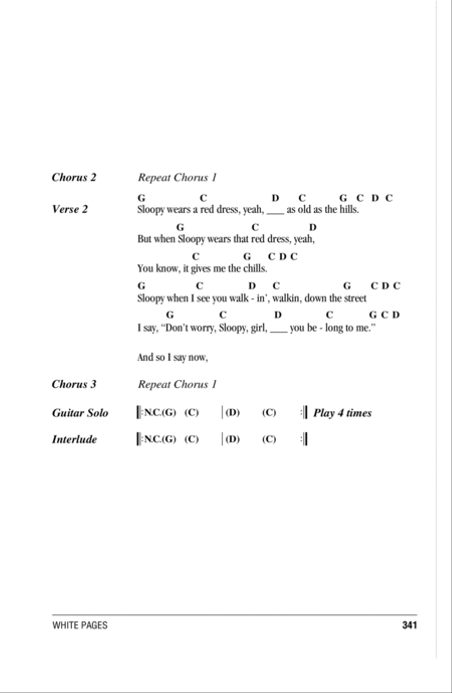 Hang On Sloopy Hang On Sloopy Acoustic Guitar scores gallery preview page 2
