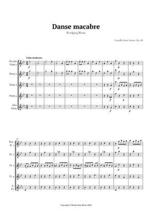 Danse Macabre by Camille Saint-Saens for Flute Quintet