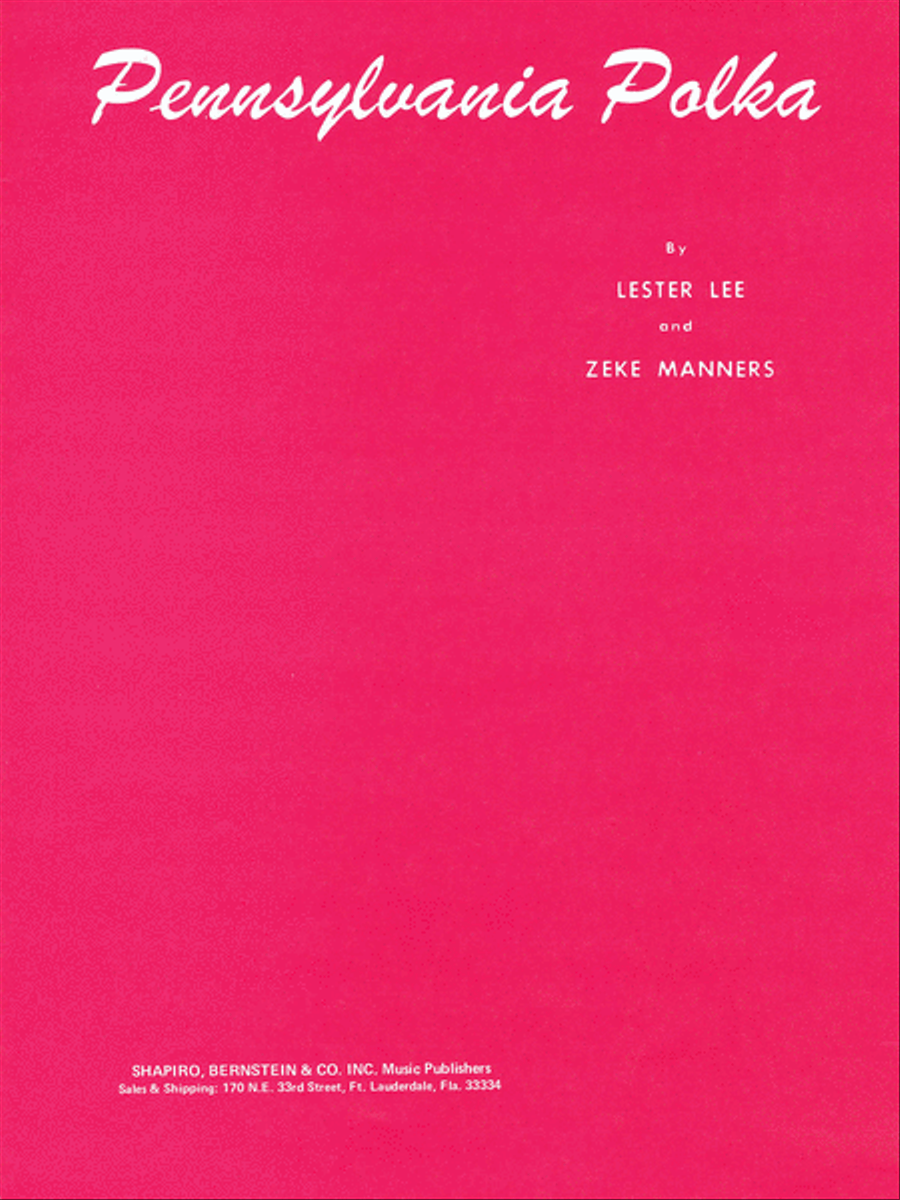 Pennsylvania Polka Piano, Vocal, Guitar scores gallery preview page 1