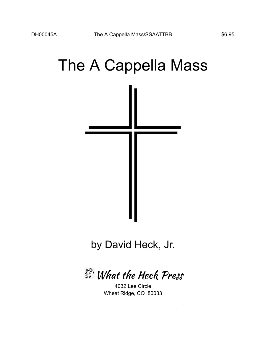 The A Cappella Mass Divisi scores gallery preview page 1