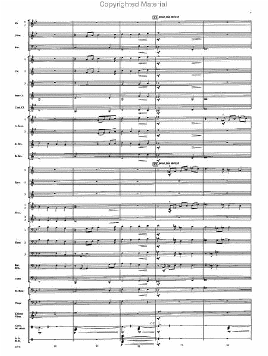 Pastorale Pastorale Concert Band scores gallery preview page 6