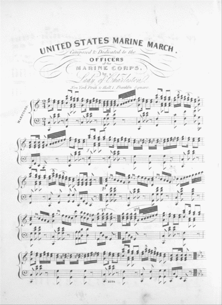 United States Marine March Piano Solo scores gallery preview page 2