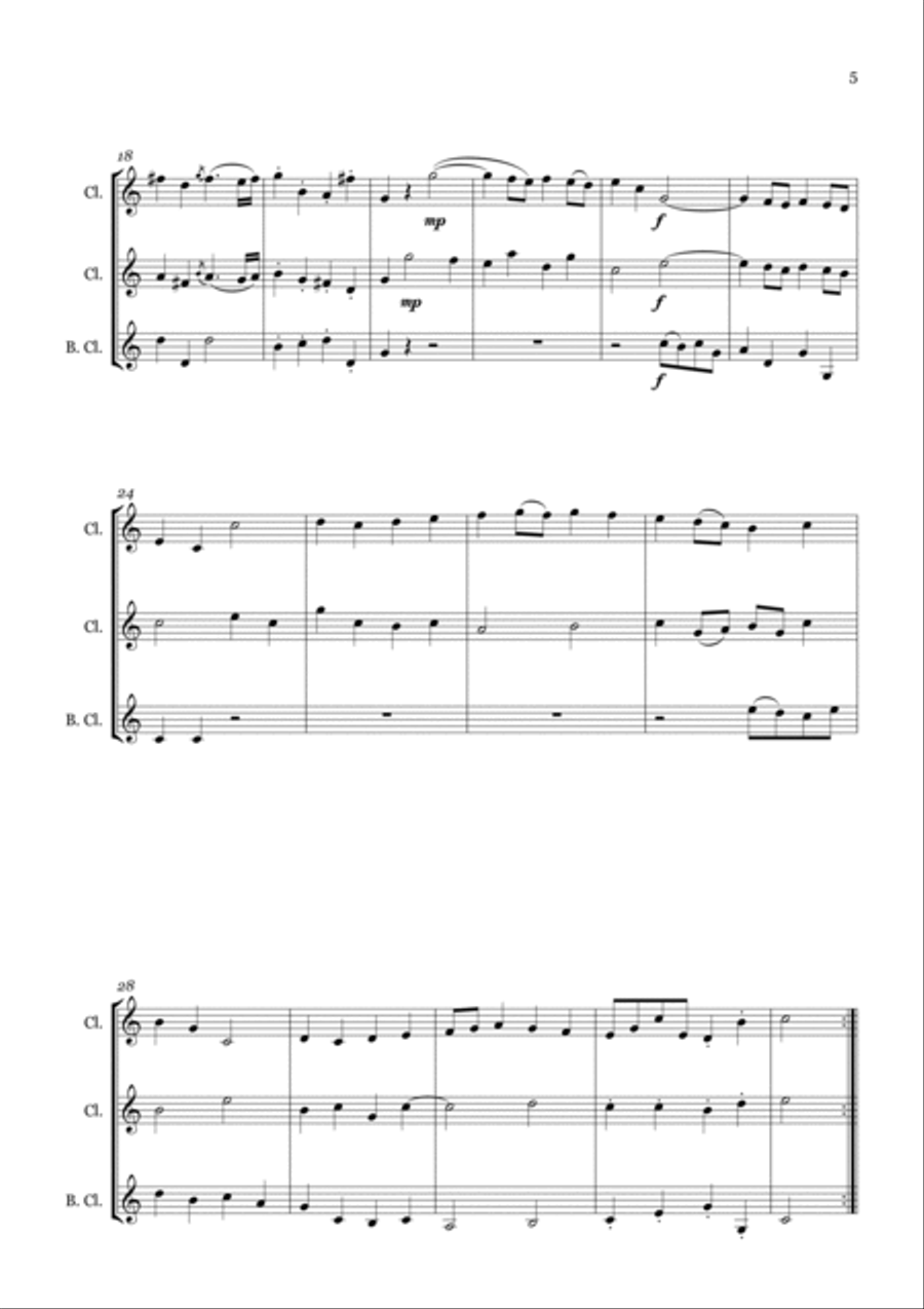 Trio Sonata Woodwind Trio scores gallery preview page 5
