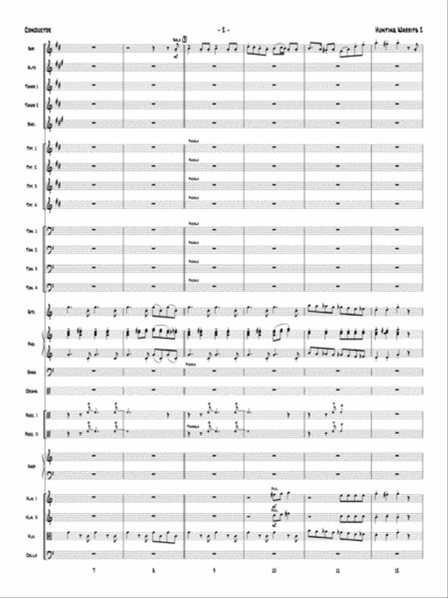 Hunting Wabbits 2 (A Bad Hare Day) Jazz Ensemble scores gallery preview page 3