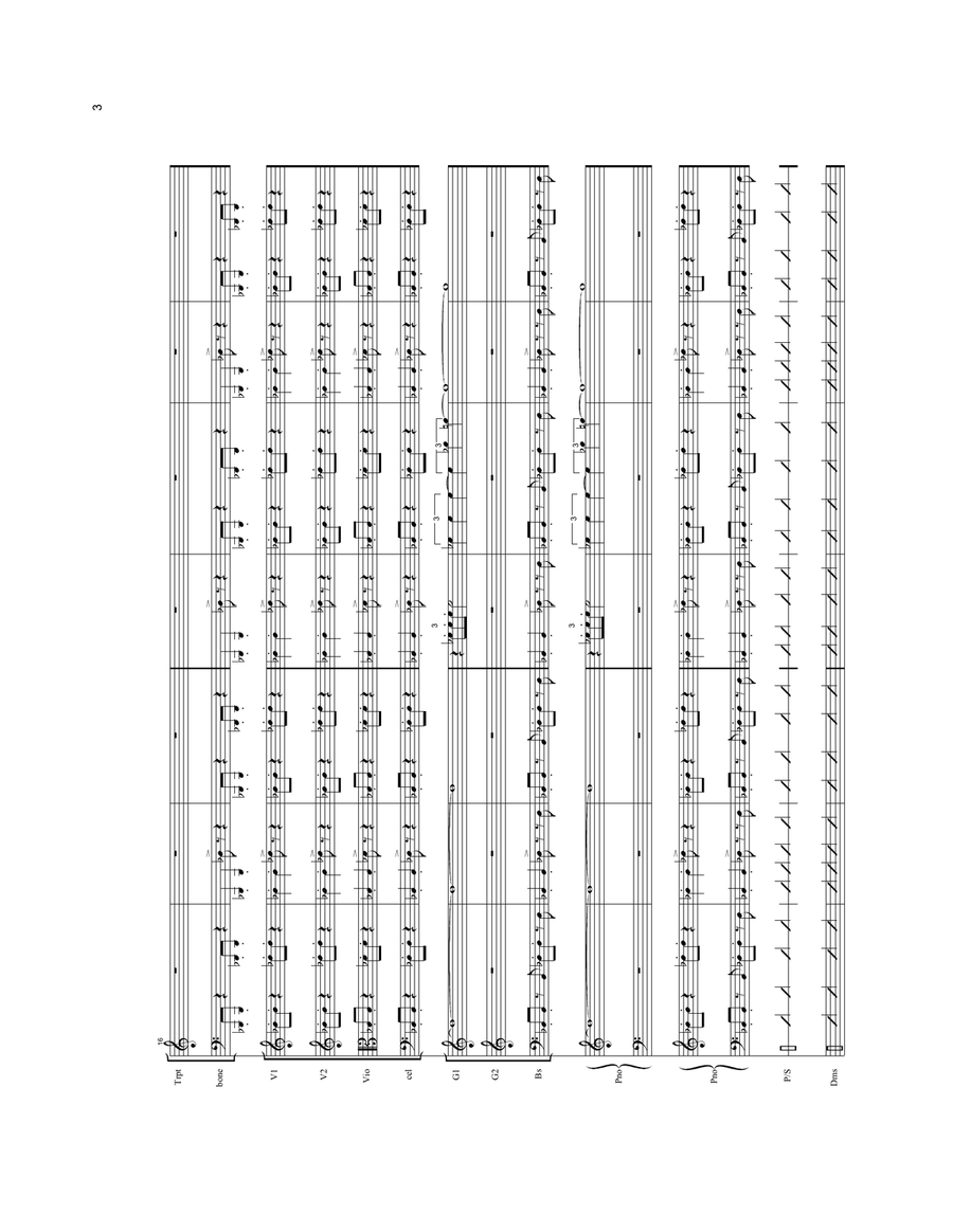 The Re-Taking of Pelham 123 3-Part scores gallery preview page 4
