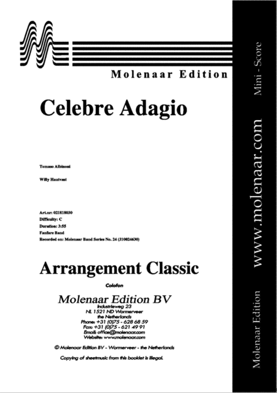 Celebre Adagio Celebre Adagio Fanfare Band scores gallery preview page 2