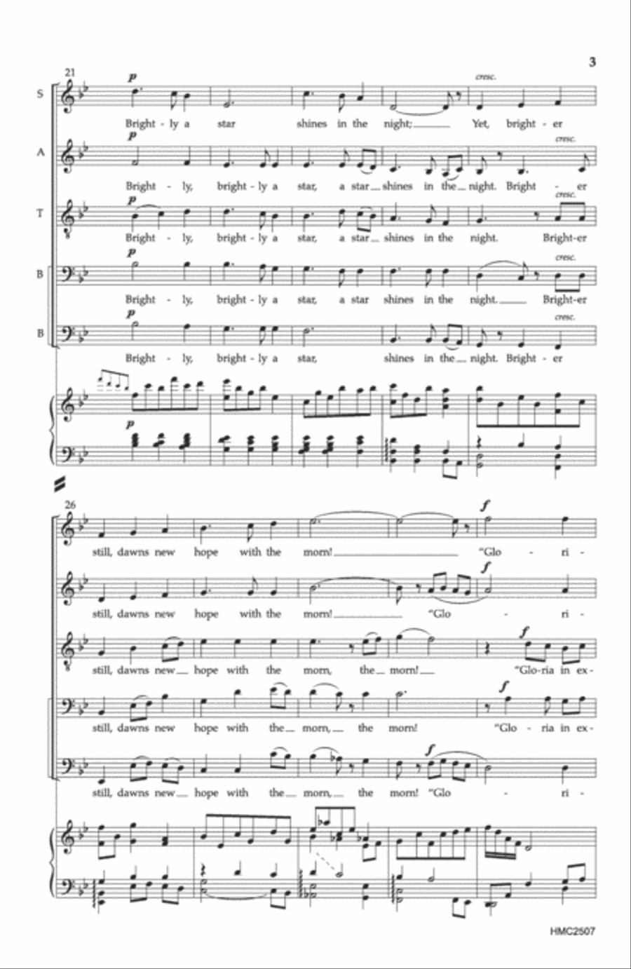 Carol Of The Wind SATBarB scores gallery preview page 2