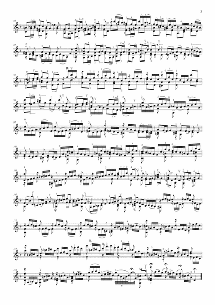 Toccata D minor for solo violin BWV 913
