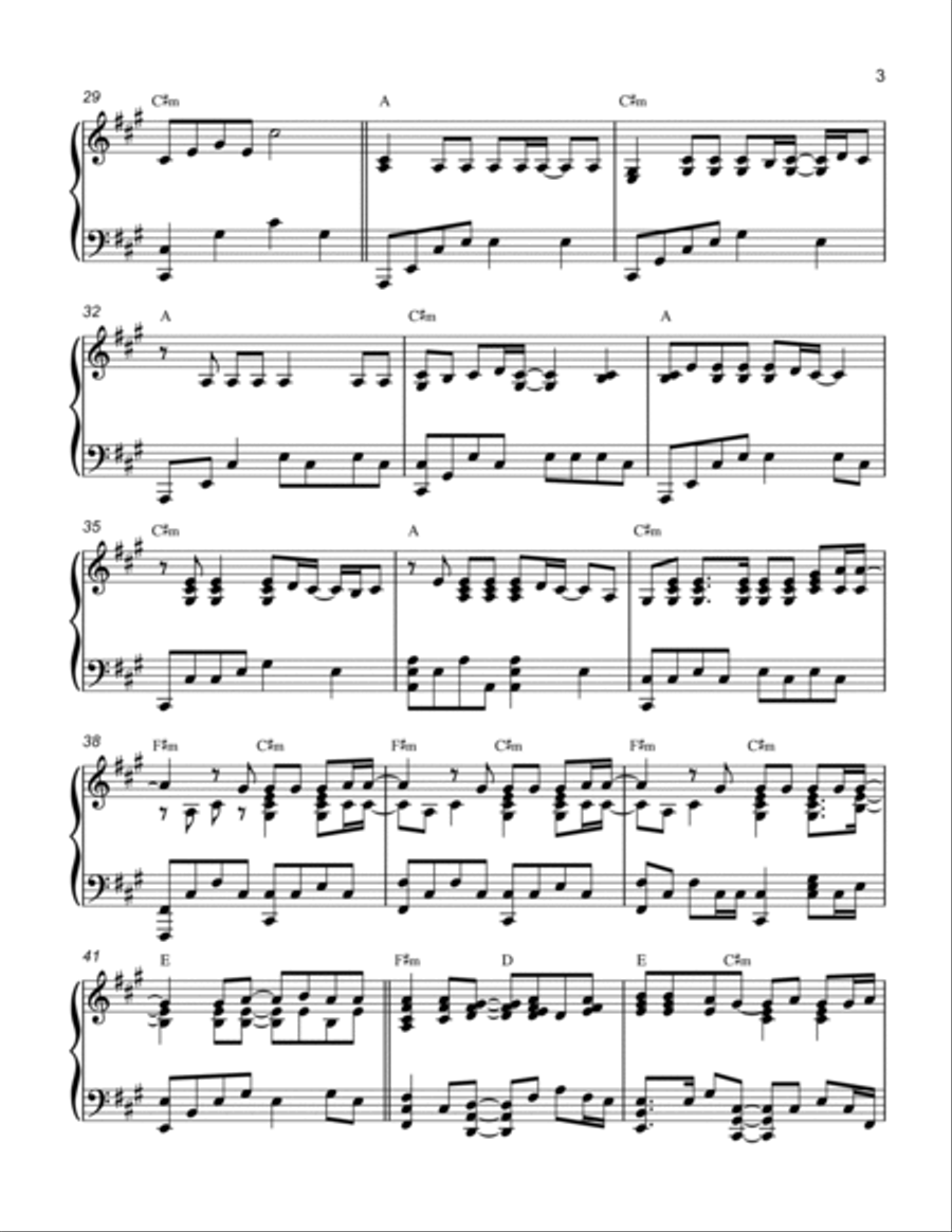 My Immortal My Immortal Piano Solo scores gallery preview page 3
