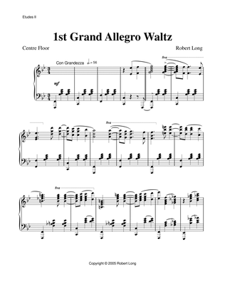 Ballet Piano Sheet Music: 1st Grand Allegro Waltz from Etudes II