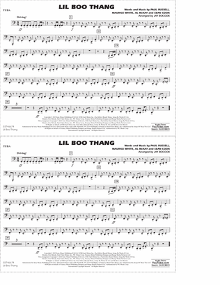 Book cover for Lil Boo Thang (arr. Jay Bocook) - Tuba
