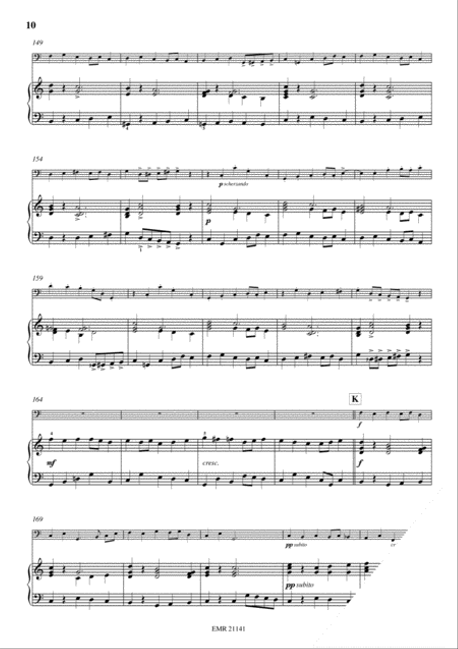 Concerto No. 1 Bass Trombone scores gallery preview page 10