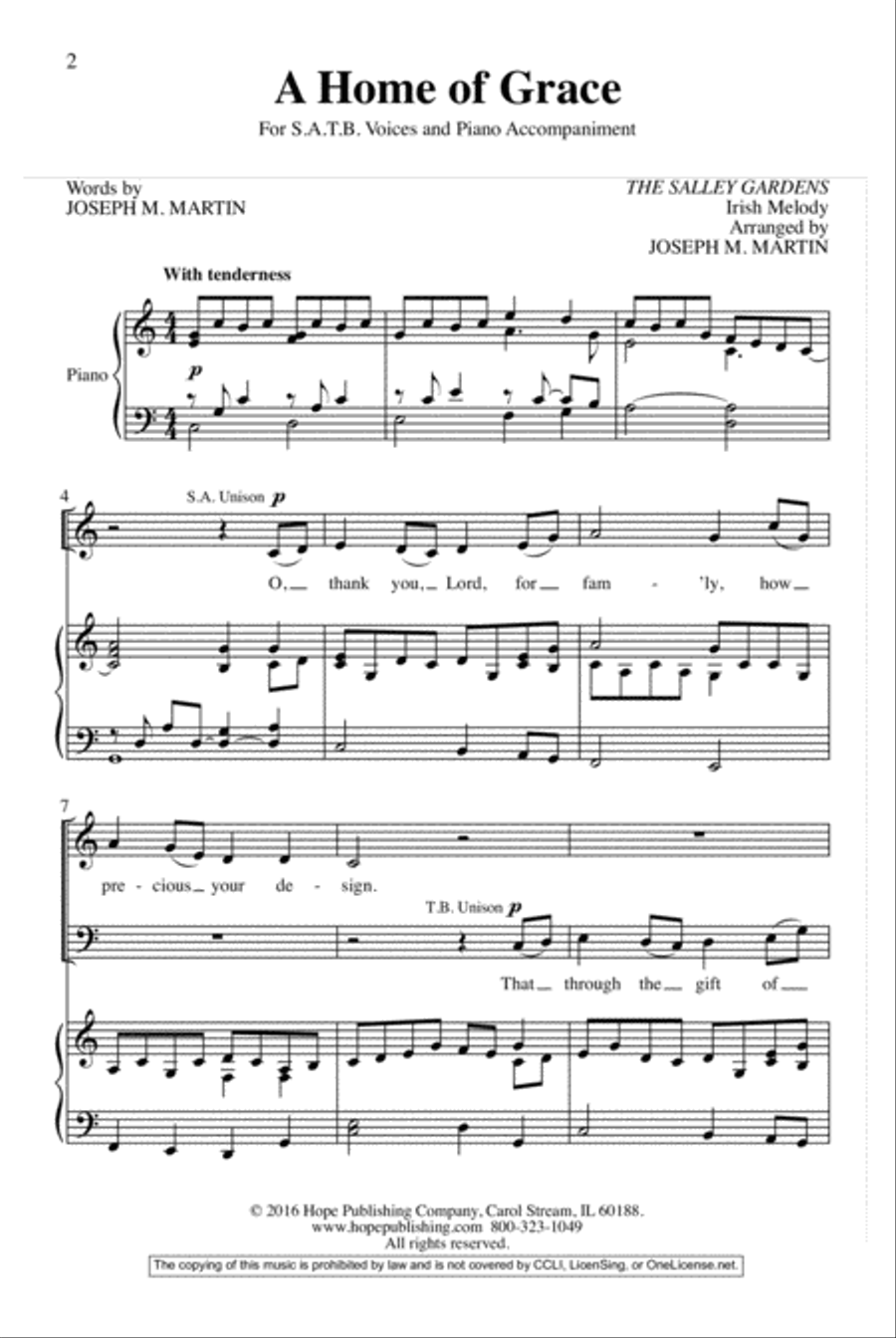 A Home of Grace 4-Part scores gallery preview page 2
