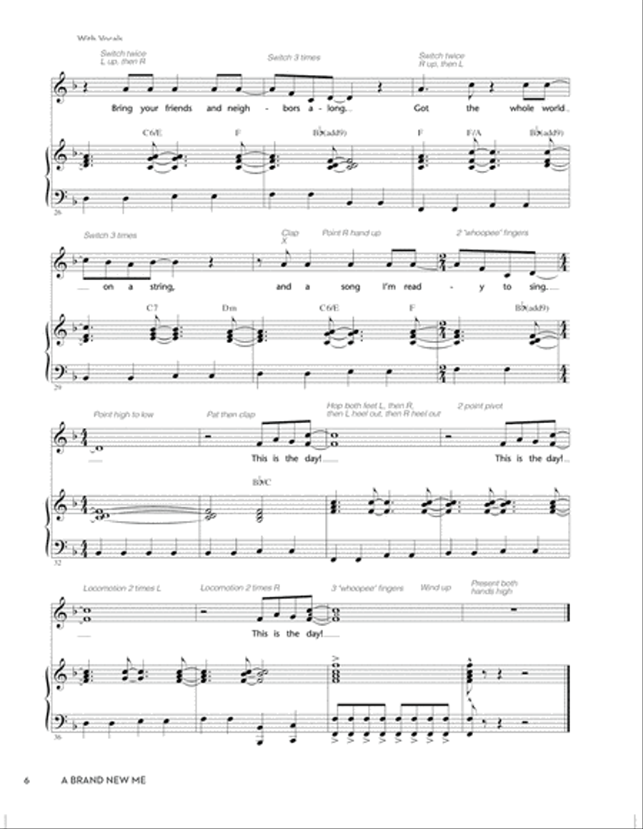 A Brand New Me A Brand New Me Choir scores gallery preview page 3