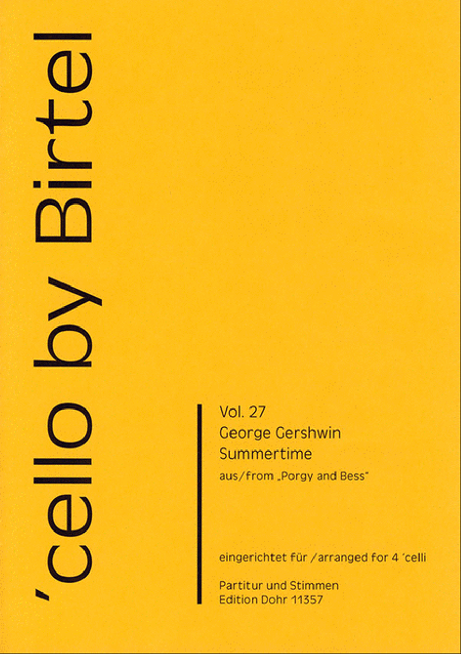 Summertime für vier Violoncelli -aus 