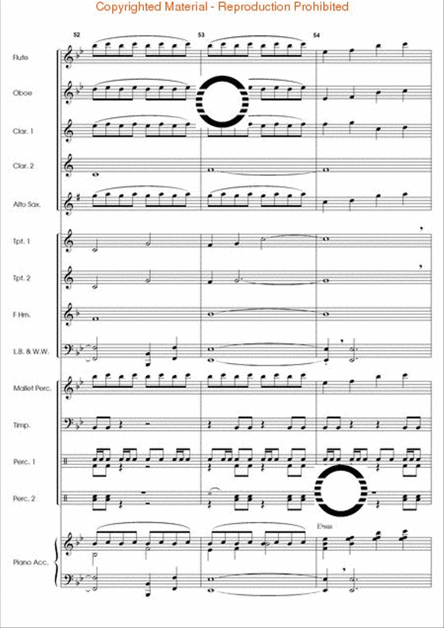 Agon Concert Band scores gallery preview page 15