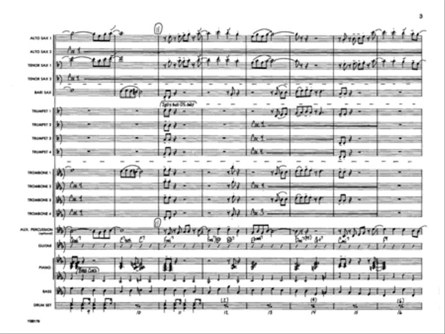 Just a Little Off the Top Jazz Ensemble scores gallery preview page 3