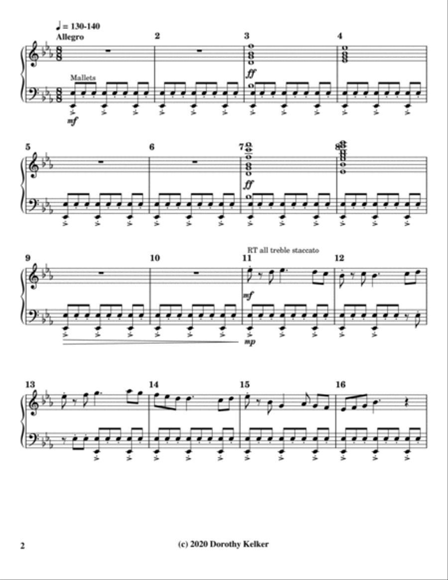 Wild and Precious Life Handbell Choir scores gallery preview page 2