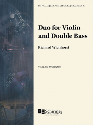 Book cover for Duo for Violin and Double Bass (Score & Parts)